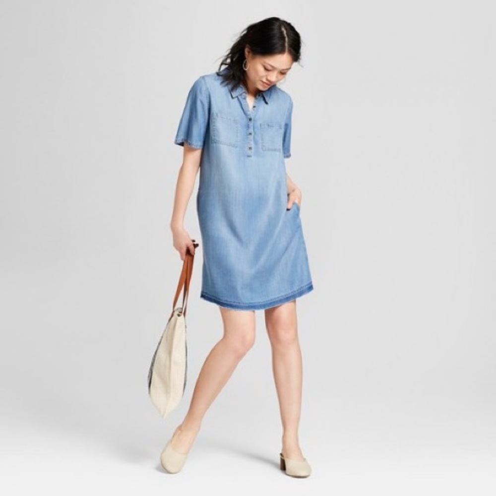 Denim dress/ long shirt